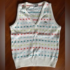 Quirky old Lacoste sweater vest